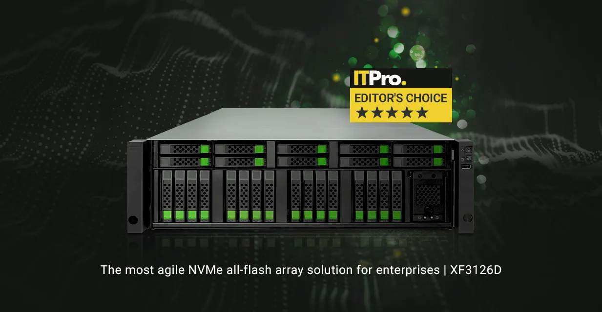 QSAN XCubeFAS 3126D Receive 5-Star Editor’s Choice Review by ITPro