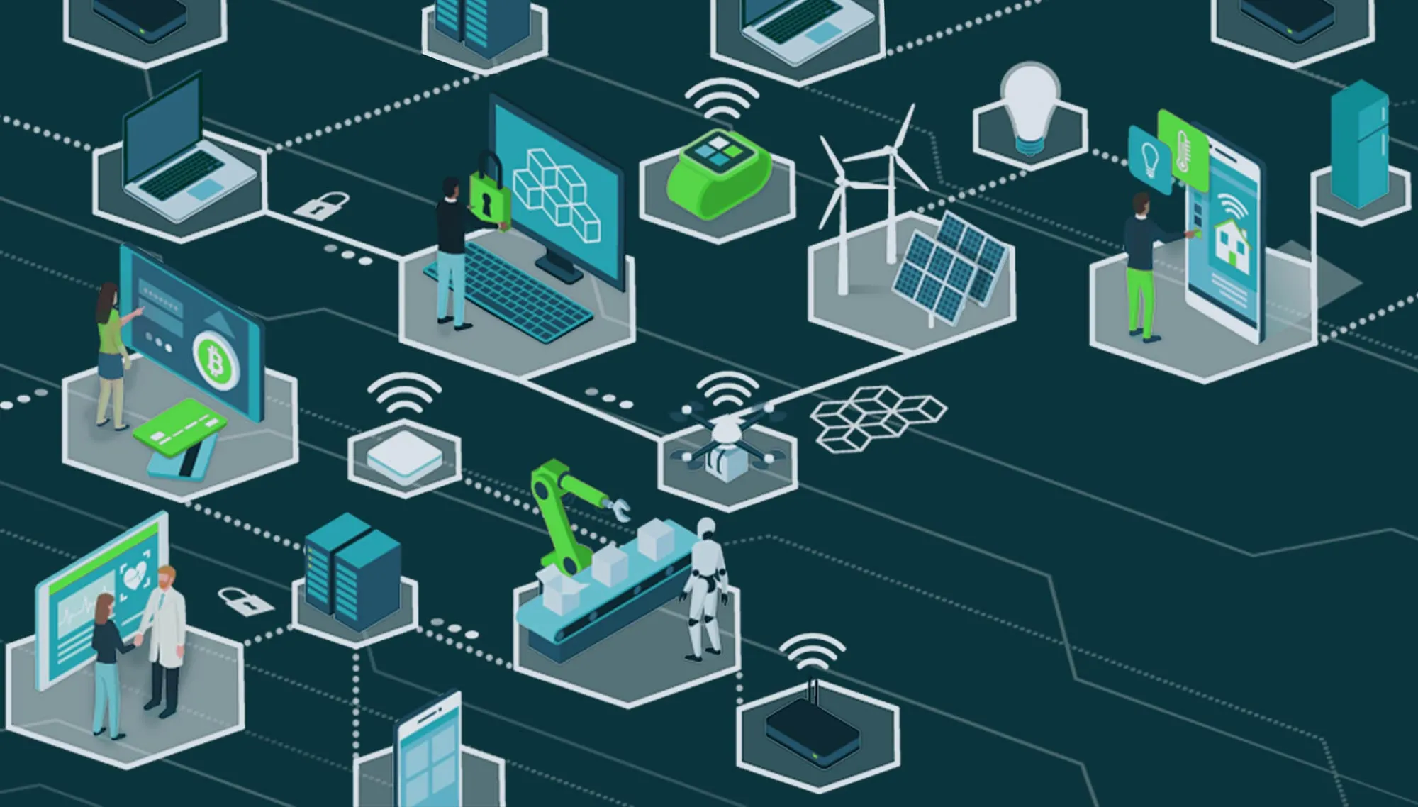 blockchain vector