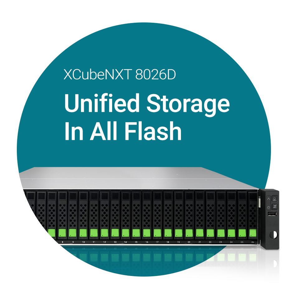 QSAN Unified Storage All-Flash XN8026D